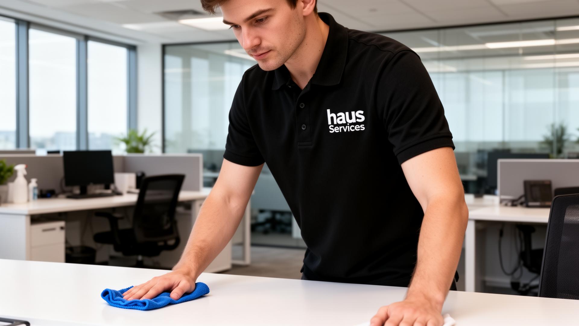 Haus Services uniformed team on site in London